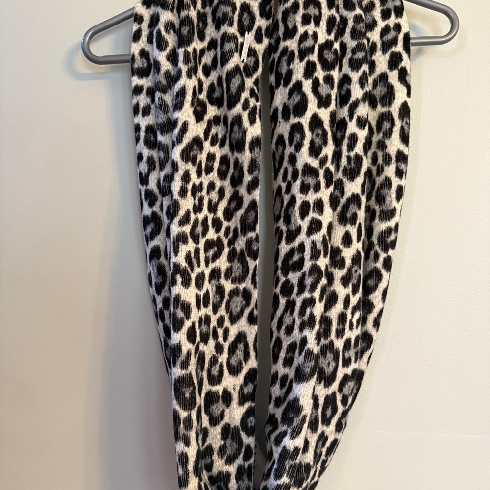 Michael Michael Kors “Mowani” Leopard Print Infinity Scarf